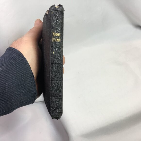 The Marked New Testament 1899 Leather Oxford Size Of Our Lord And Savior Jesus - Picture 1 of 14
